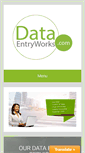 Mobile Screenshot of data-entry-works.com